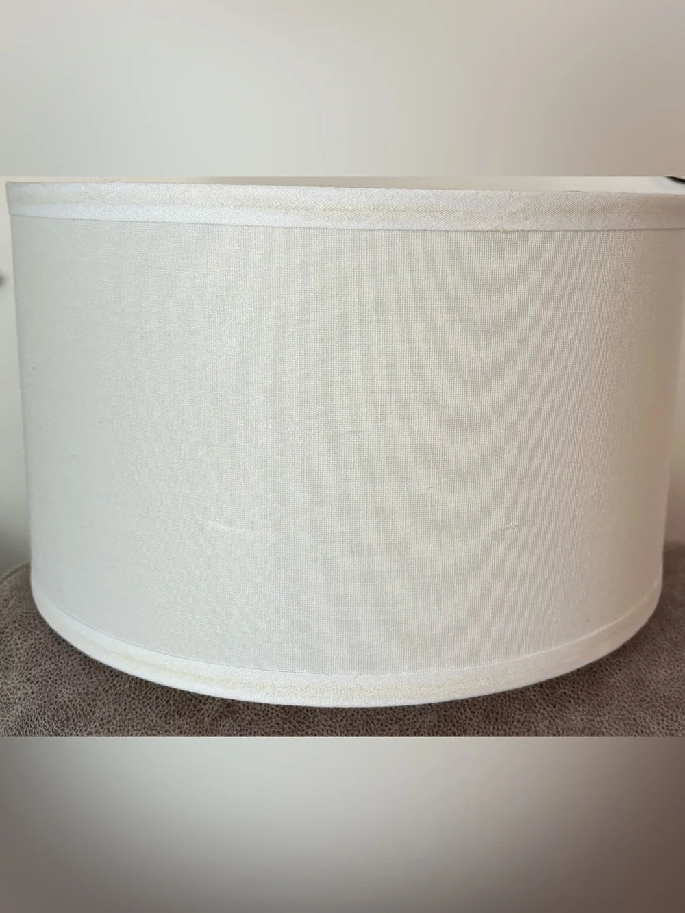 Neutral Cream Drum Lamp Shade